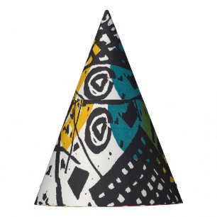 Kandinsky Small Worlds V Abstract Classic Party Hat