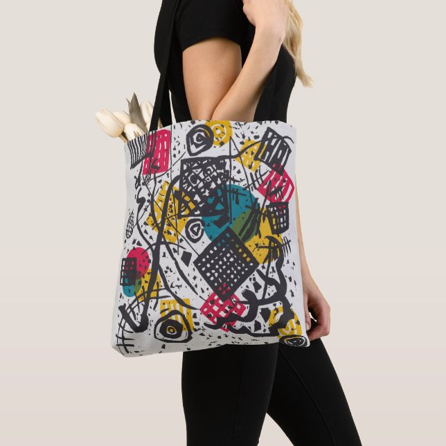 Kandinsky Small Worlds V Abstract Classic Tote Bag (Close Up)