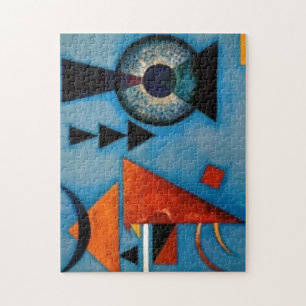 Kandinsky Soft Hard Abstract Jigsaw Puzzle