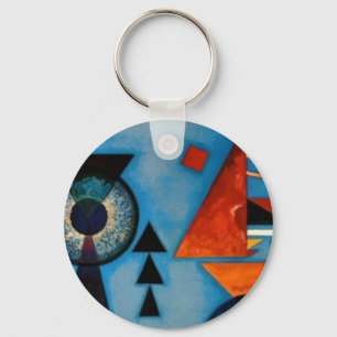 Kandinsky Soft Hard Abstract Key Ring