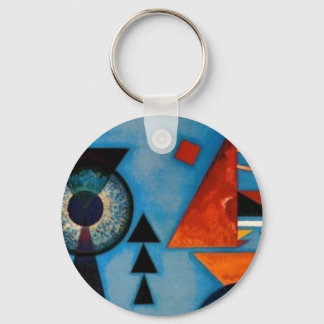 Kandinsky Soft Hard Abstract Key Ring