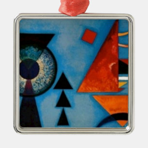Kandinsky Soft Hard Abstract Metal Tree Decoration