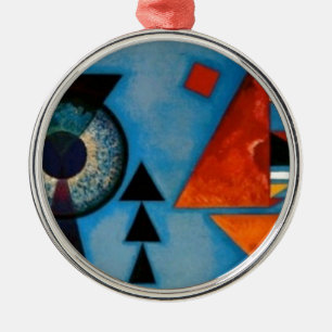 Kandinsky Soft Hard Abstract Metal Tree Decoration