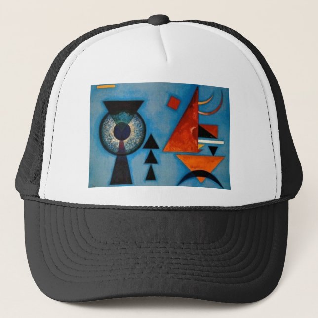 Kandinsky Soft Hard Abstract Trucker Hat (Front)