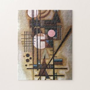 Kandinsky Softened Construction Abstract Art Jigsaw Puzzle