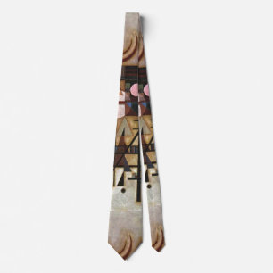 Kandinsky Softened Construction Abstract Art Tie