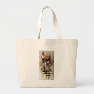 Kandinsky Softened Construction Large Tote Bag