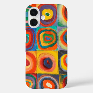 Kandinsky Squares Circles iPhone 16 Case