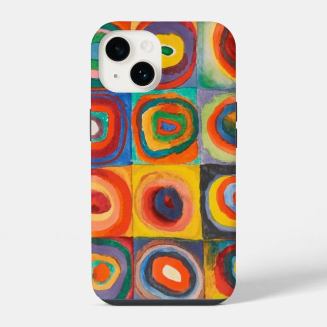 Kandinsky Squares Circles iPhone Case (Back)