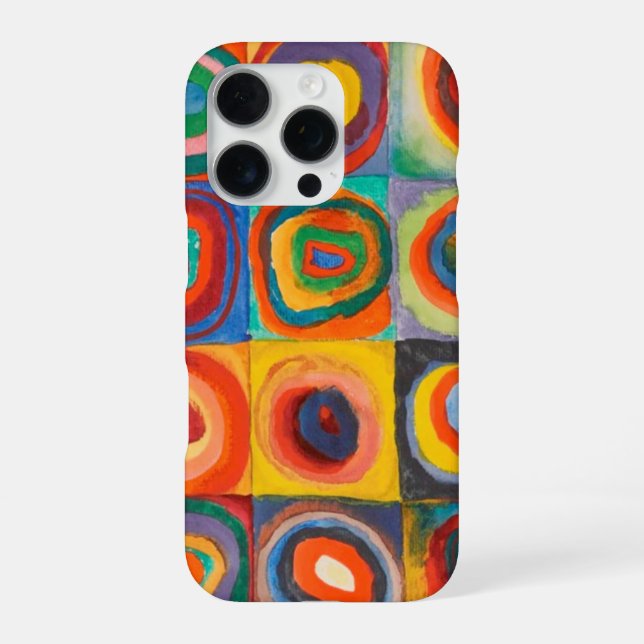 Kandinsky Squares Circles iPhone Case (Back)
