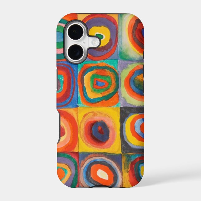 Kandinsky Squares Concentric Circles (Back)