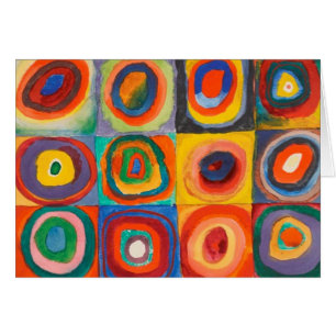 Kandinsky Squares Concentric Circles