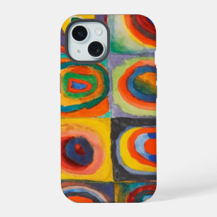 Kandinsky Squares Concentric Circles iPhone 15 Case
