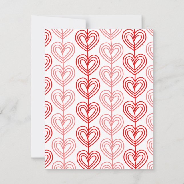 Kandinsky Staggered Valentine’s  Card (Front)