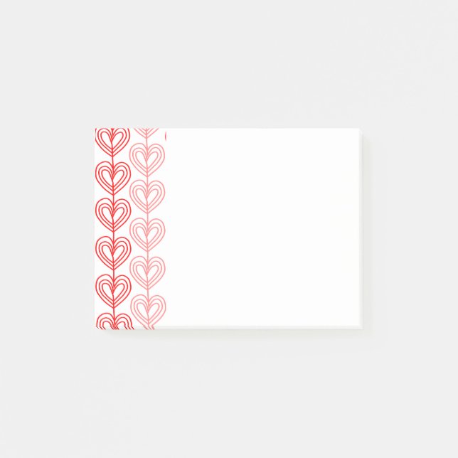 Kandinsky Staggered Valentine’s  Post-it Notes (Front)