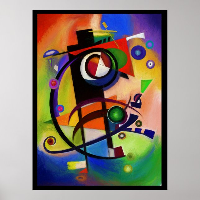 Kandinsky style poster (Front)