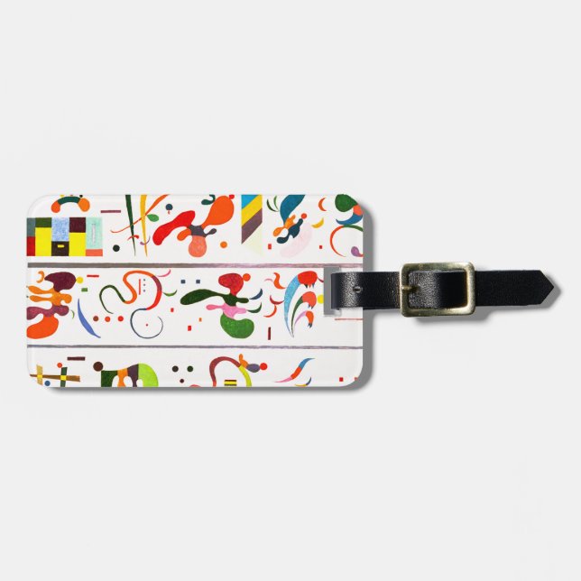 Kandinsky Succession Luggage Tag (Front Horizontal)