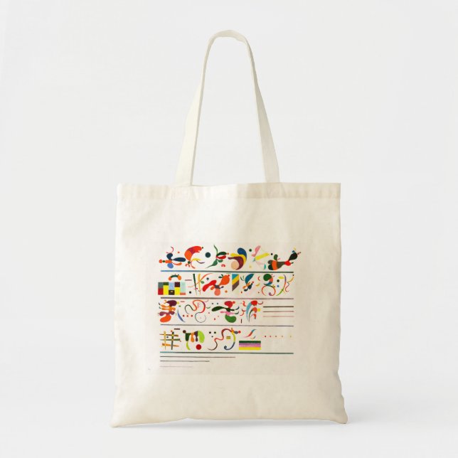 Kandinsky Succession Tote Bag (Front)
