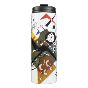 Kandinsky, Sur Blanc 1923 Thermal Tumbler