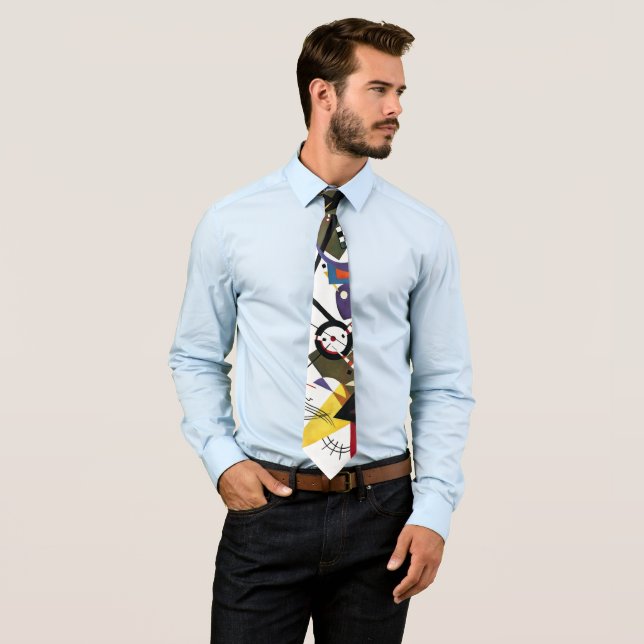 Kandinsky, Sur Blanc 1923 Tie (In Situ)