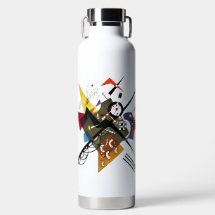 Kandinsky, Sur Blanc 1923 Water Bottle