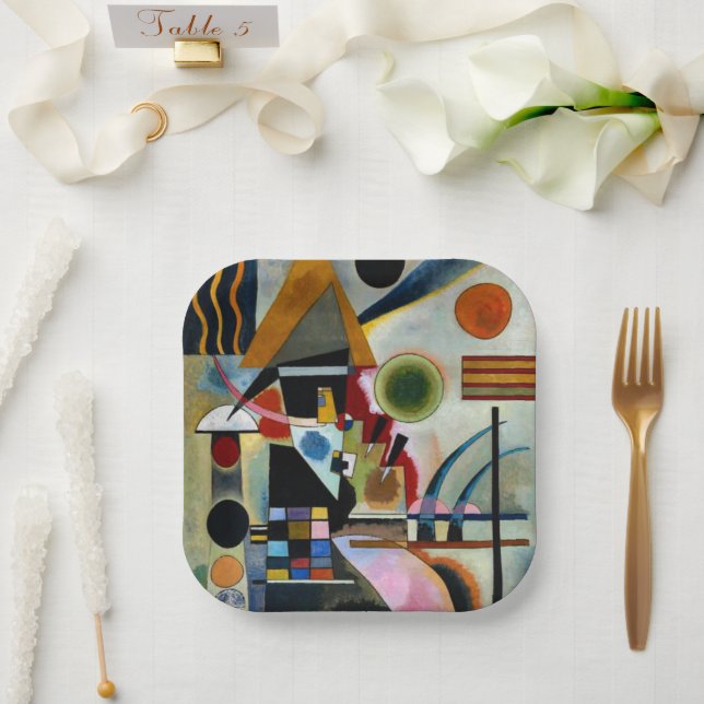 Kandinsky - Swinging Paper Plate (Wedding)