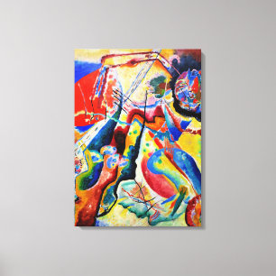 Kandinsky - Tableau a la Tache Rouge Canvas Print