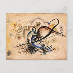 Kandinsky - The Black Line Postcard
