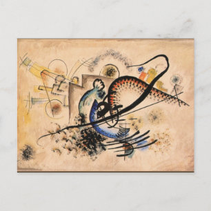 Kandinsky - The Black Line Postcard