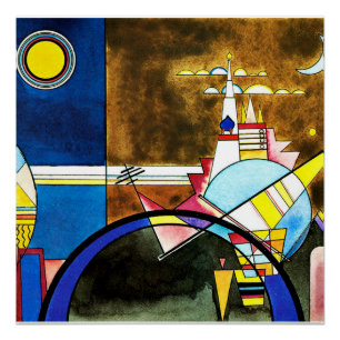 Kandinsky - The Great Gate of Kiev, abstract art Poster