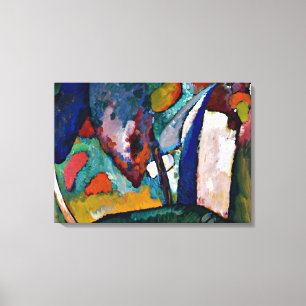 Kandinsky - The Waterfall, abstract art Canvas Print