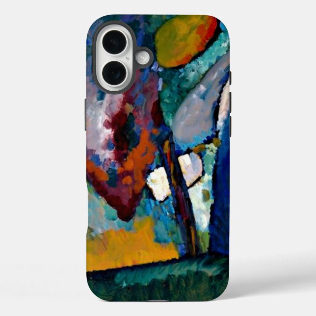 Kandinsky - The Waterfall, abstract art Case-Mate iPhone Case (Back)