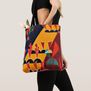Kandinsky - Theme Top, vivid abstract painting Tote Bag