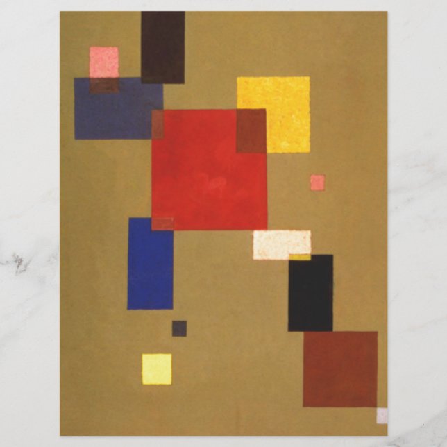 Kandinsky Thirteen Rectangles Abstract Painting (Front)