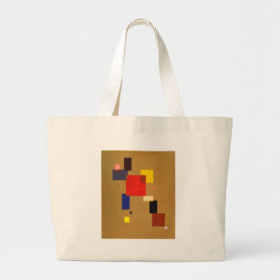 Kandinsky Thirteen Rectangles Abstract Painting Large Tote Bag