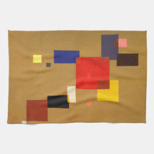Kandinsky Thirteen Rectangles Abstract Painting Tea Towel