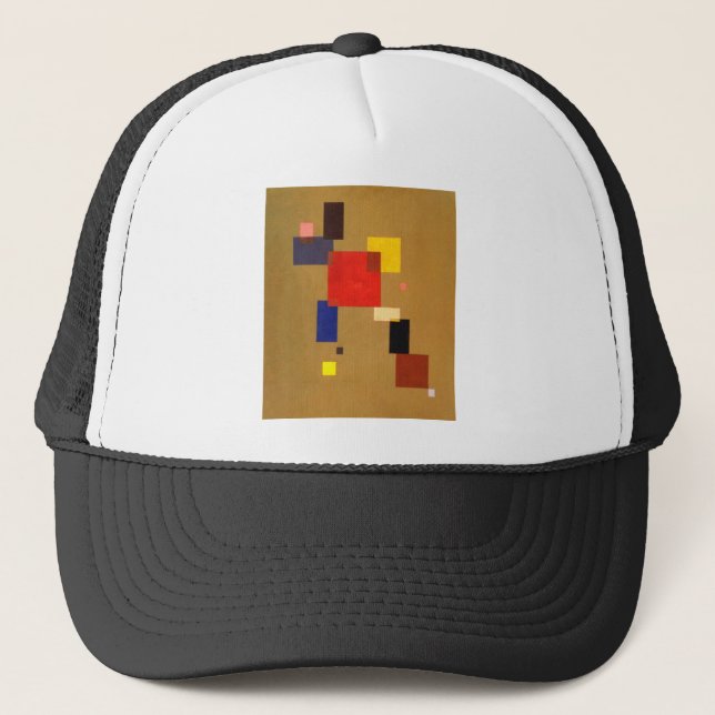 Kandinsky Thirteen Rectangles Abstract Painting Trucker Hat (Front)