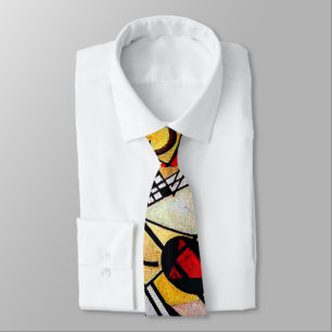 Kandinsky - Throughgoing Line,  colorful  Tie
