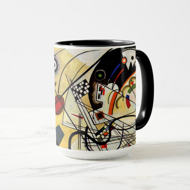 Kandinsky - Transverse Line Mug (Front Right)