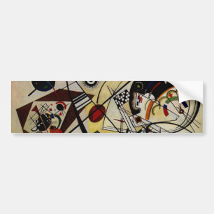 Kandinsky Transverse Unbroken Line Bumper Sticker