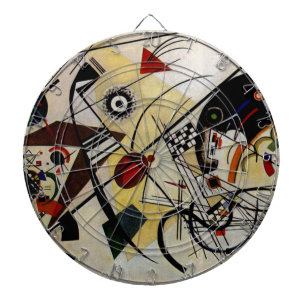 Kandinsky Transverse Unbroken Line Dartboard
