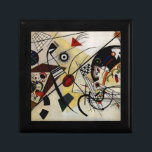 Kandinsky Transverse Unbroken Line Gift Box<br><div class="desc">Wassilly Kandinsky's Abstract Art Oil on Canvas Paintings - Trnasverse Line (Unbroken Line) Painting</div>