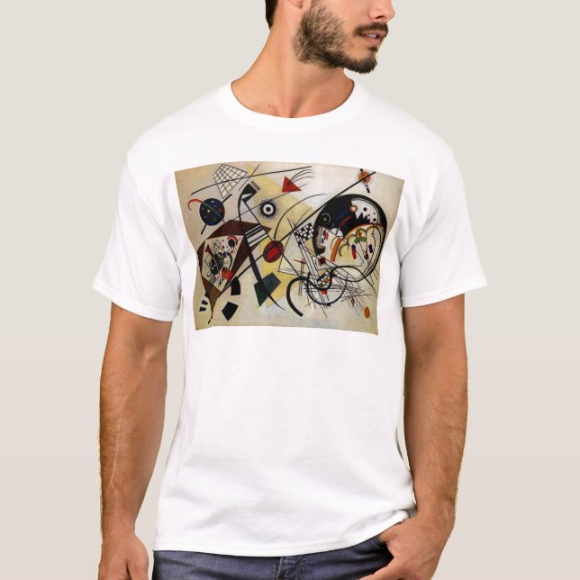 Kandinsky Transverse Unbroken Line T-Shirt (Front)