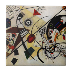 Kandinsky Transverse Unbroken Line Tile