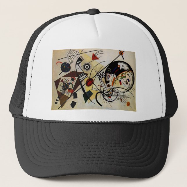 Kandinsky Transverse Unbroken Line Trucker Hat (Front)