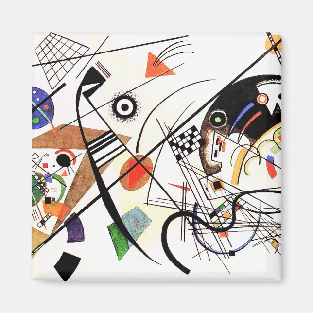 Kandinsky Tranverse Line Magnet (Front)