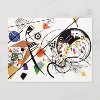 Kandinsky Tranverse Line postcard