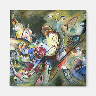 Kandinsky - Troubled, abstract art Magnet