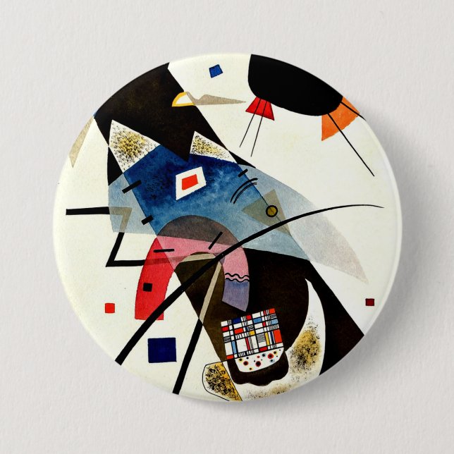 Kandinsky - Two Black Spots 7.5 Cm Round Badge (Front)