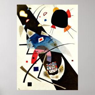 Kandinsky - Two Black Spots Poster
